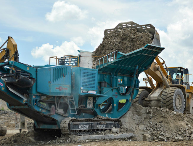 Sidwell Materials Inc. - Portable Crushing
